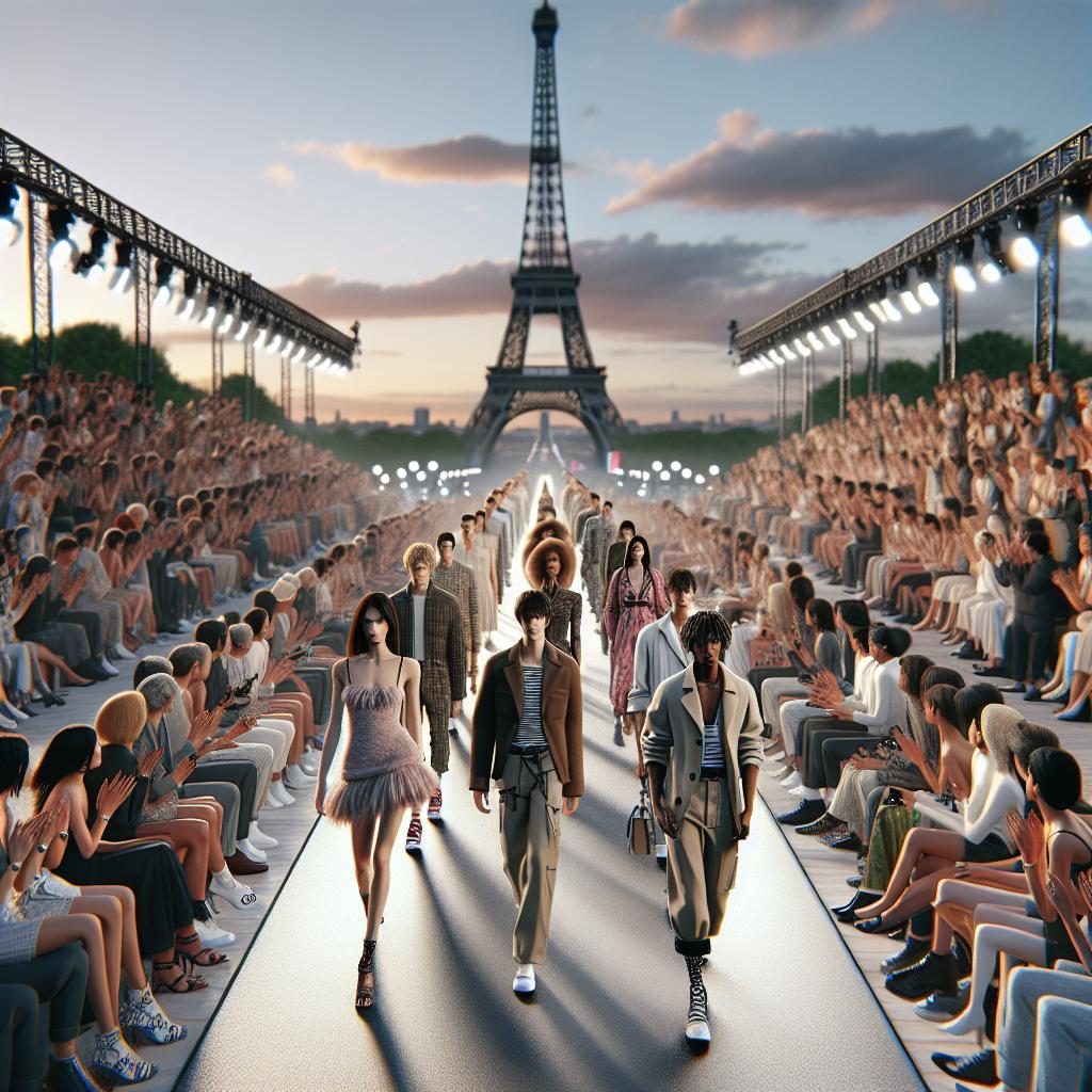 Parisian Fashion Show Outdoor