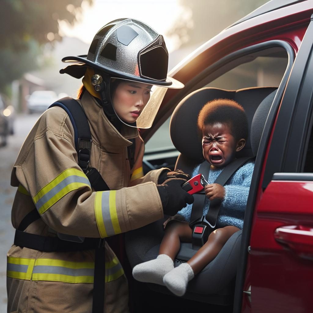 Child rescue from locked car