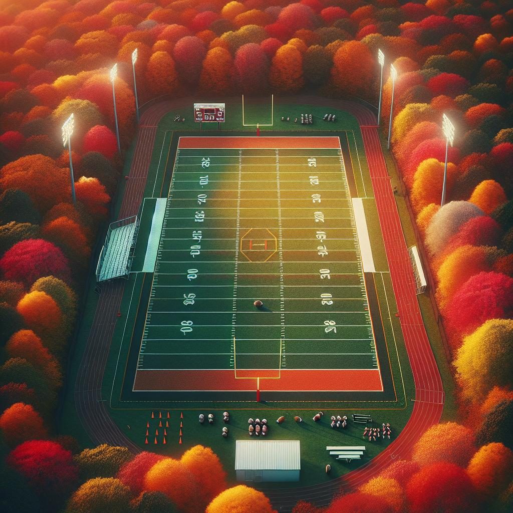 Autumn Football Field