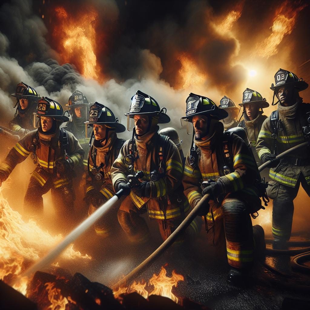 Firefighters in Action