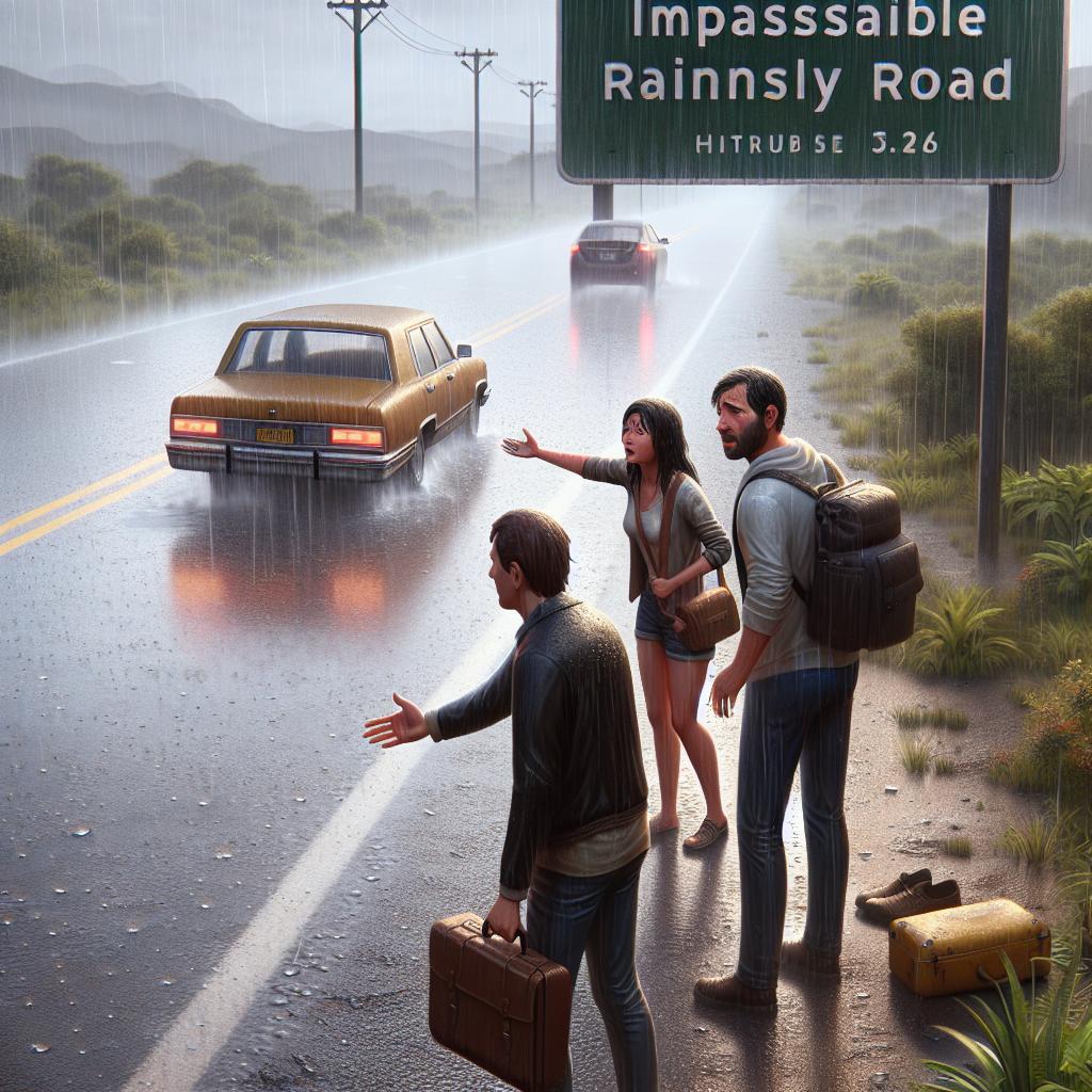 'Impassable Rainy Roads'