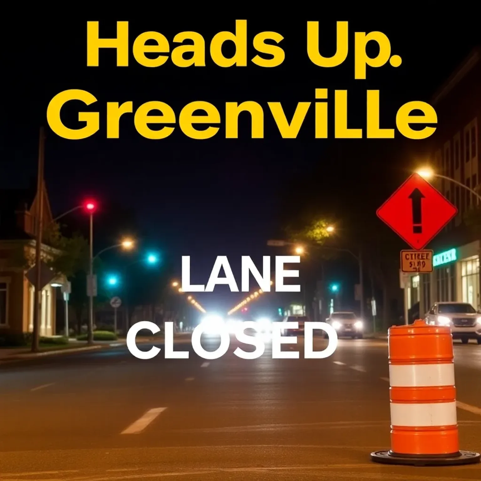 Heads Up, Greenville! Nighttime Lane Closures on Academy Street Starting November 4th