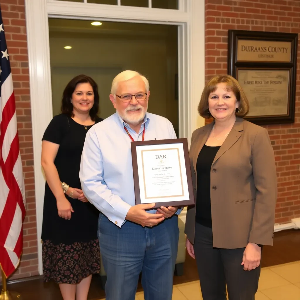 Laurens County Museum Hosts Celebration of Local History with DAR Award for Historian Durant Ashmore