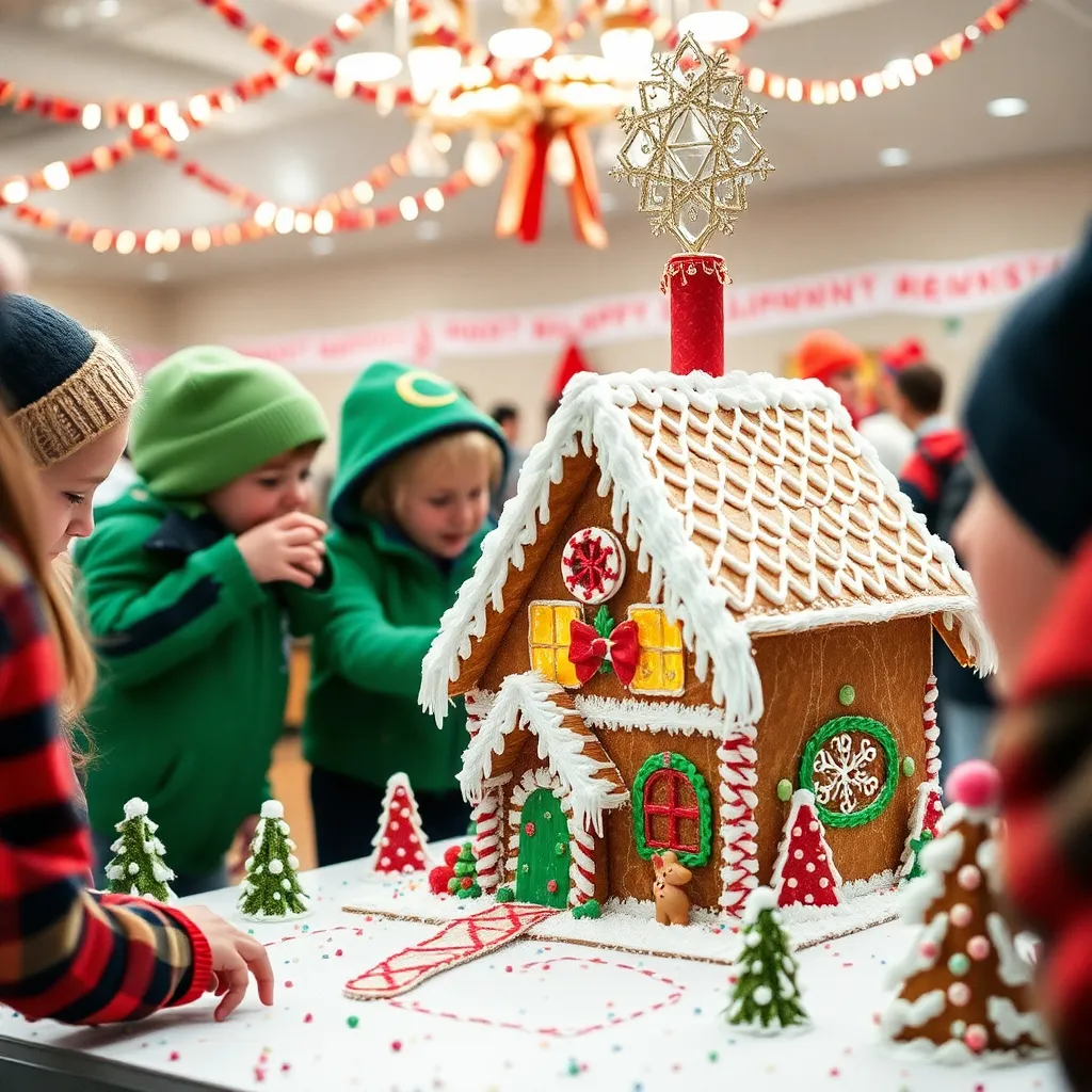 Excitement Builds in Ware Shoals for the Annual Gingerbread House Competition