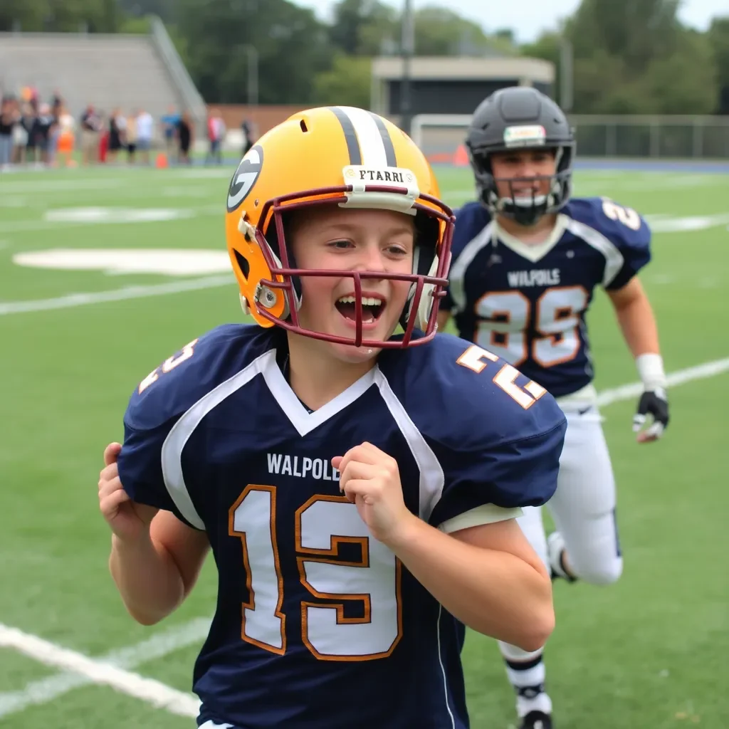 High School Football Update in Walpole: Excitement Builds Amidst Weather Challenges