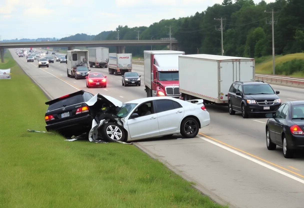 Tragic Multi-Vehicle Crash Claims Life and Injures Several on I-26 in Laurens County