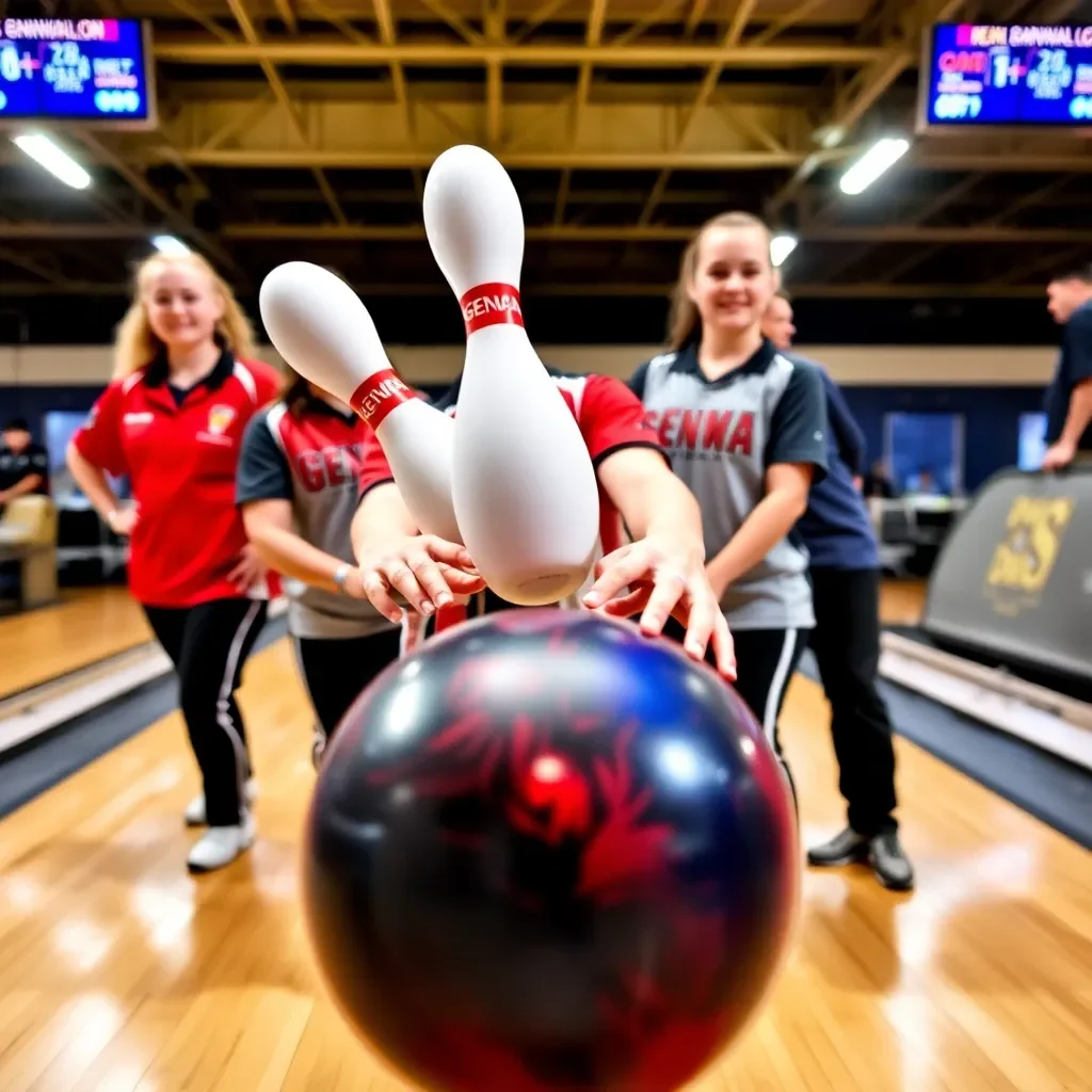 Geneva Bowling Team Secures 5-0 Sweep Over Wayne Central in Thrilling Match