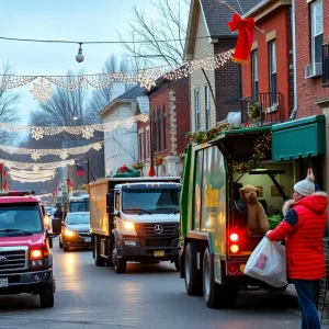 Residents prepare for holiday garbage collection in Laurens and Clinton.